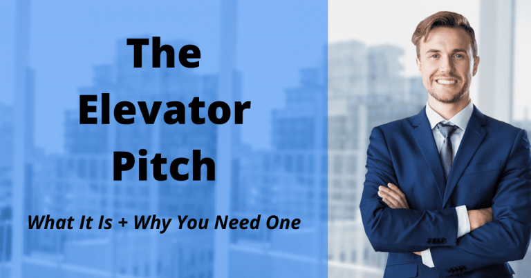 elevator pitch for business helps networking